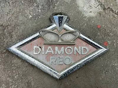 Vintage Diamond REO Truck Grill Badge Emblem Metal Original  FREE SHIPPING! • $59.95