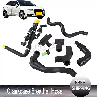1.8T Crankcase Breather Hose Pipe Valve Kit For Audi A3 TT VW Jetta Seat Skoda • $51