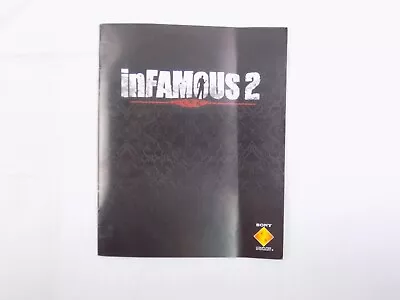 Playstation 3 PS3 InFamous 2 Instruction Manual Only • $5.90