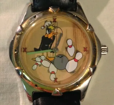 Vintage Warner Brothers By Fossil Daffy Duck WB17010328 Analog Wristwatch W Box • $139.99
