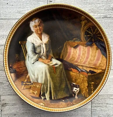 Norman Rockwell Knowles Collector Plate Limited Edition Reminiscing In The Quiet • $8.96