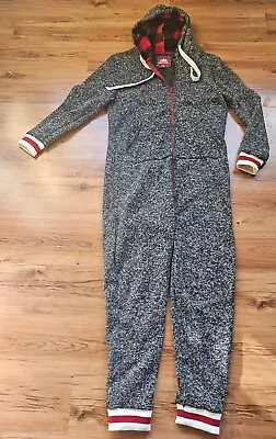 Cabin Fever Pajamas Men's Hoodie 1 Piece  Pajamas Suit Size Large • $21.99