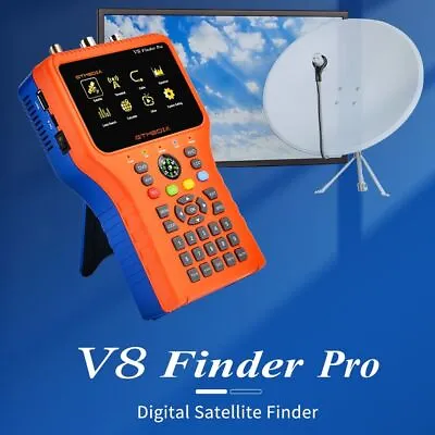 MPEG-4 GTMEDIA V8 FINDER PRO Meter DVB-S2/T2/C Combo Satellite Signal Finder • $180.14