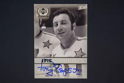 Tony Esposito 1999-00 Upper Deck Century Legends Epic Signatures Autograph • $19.99