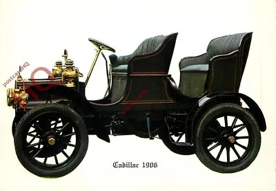 Postcard::VINTAGE CAR 1906 CADILLAC SINGLE CYLINDER RUMBLE SEAT ROADSTER • £2.39
