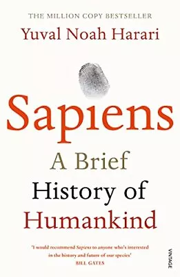 Sapiens: A Brief History Of Humankind By Harari Yuval Noah 0099590085 The Cheap • $19.38