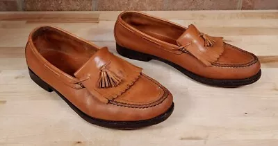 SAS Kiltie Tassle Mens Loafer Slip On Dress Shoes Brown Sz 12 M • $27