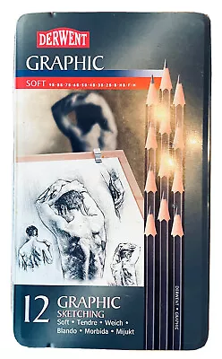 £4.59 • Buy Derwent Graphic 12 Drawing Pencils