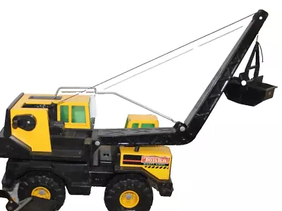 Vintage Tonka Mighty Diesel Steel XMB-975 Large Crane Clam Bucket Truck 1990's • $85