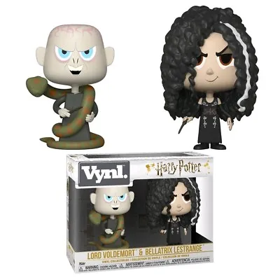 Funko Vynl Harry Potter Bellatrix Lestrange And Lord Voldemort 2 Pack Vinyl Set • $22.46