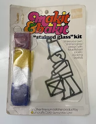 Vintage Drummer Boy Makit Bakit Kit Cooking Crystals Ornament Suncatcher • $12