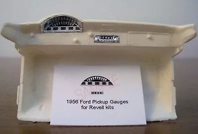 1956 FORD F-100 PICKUP TRUCK GAUGE FACES - 1/25 Scale REVELL KITS - PLEASE READ • $5.14