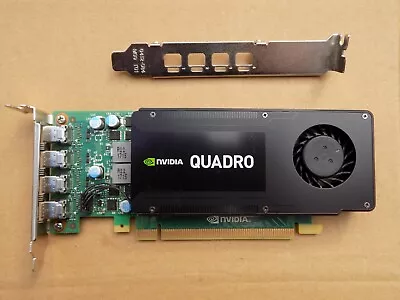 NVIDIA Quadro K1200 4GB Graphics Card Low Profile &High Height Bracket Tracked24 • £50
