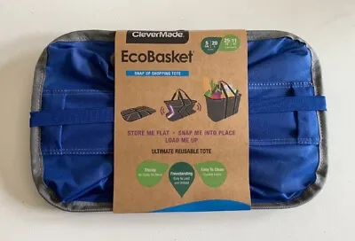 CleverMade Collapsible Eco-Friendly Reusable Tote/Bag/Carryall 5 Gal EcoBasket • $23.15