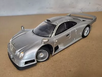 Maisto 1:18 Scale Mercedes Benz CLK-GTR Special Edition Silver Street Version • $28.58