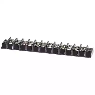 Blue Sea 2512 Terminal Block 30A 12 Circuit Marine AC DC Nickel-Plated Brass • $17.48