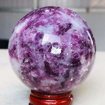 243g Natural Purple Mica Quartz Crystal Sphere Reiki Mineral Healing K902 • $0.64