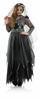 £34.99 • Buy Women`s Zombie Corpse Bride Costume Ladies Ghost Halloween Fancy Dress S - 3XL