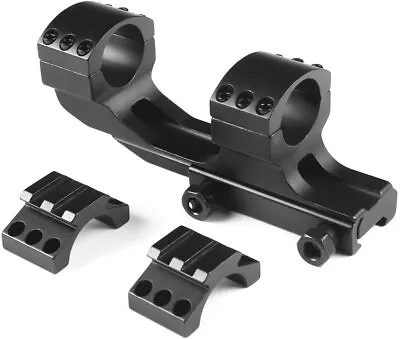 Ring Rifle Scope Mount 1In Cantilever Flat Top Weaver High Profile A R-ArmourTac • $27.99