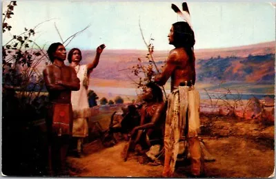 Mohawk Valley Indians New York State Museum Albany Vintage Chrome Postcard A7 • $6