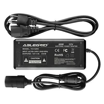 12V 5A AC Adapter For Igloo Iceless Thermoelectric Cooler Charger Power Supply • $14.99