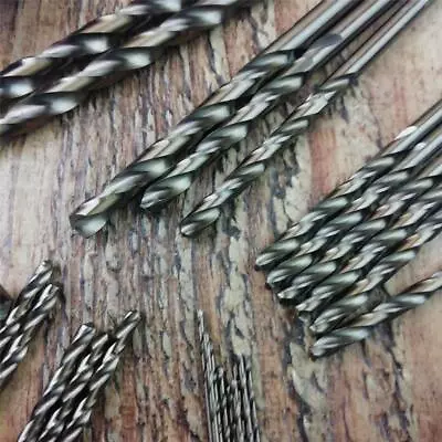 £1.50 • Buy Hss Cobalt Steel Drill Bits 5% Cobalt 118 Degree Point Iron Stainless Steel Wood