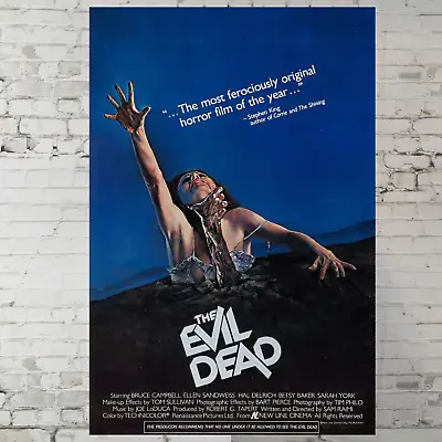 The Evil Dead Movie Poster - Bruce Campbell Sam Raimi - 11x17  Wall Art Poster • $14.90