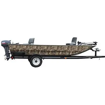 Phics Duck Blind Camo Boat Wrap Kit Easy To Install Vinyl Wrap With Matte Finish • $269.04