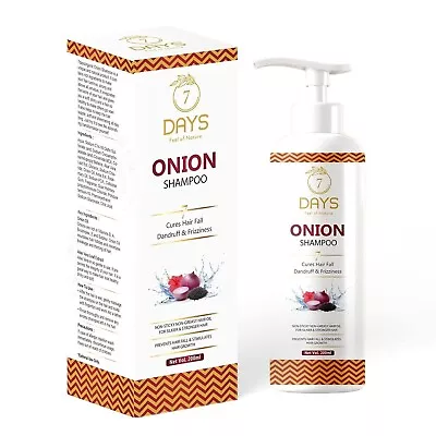 7 Days Onion Shampoo For Reduce Hair Fall Control - 200ml • $31.50
