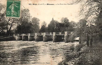 CPA 35 - BRUZ (I. And V.) - 922. Blossac - Le Pont Des Vannes • $5.32