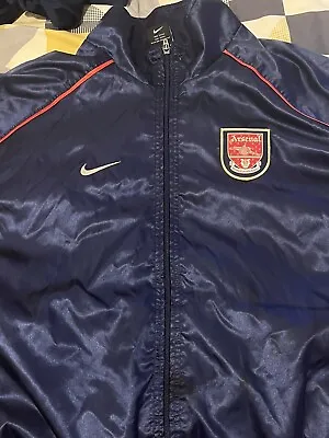 £26 • Buy Arsenal Nike 2001 Coat/jacket Vintage Size Medium 