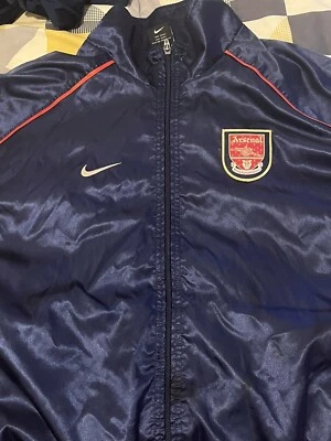 £26 • Buy Arsenal Nike 2001 Coat/jacket Vintage Size Medium 
