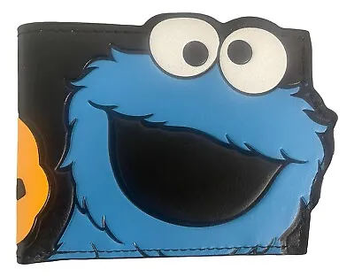 Cookie Monster Face Bi-Fold Wallet • $14.99