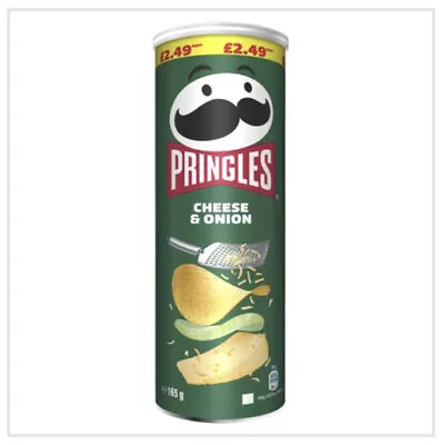 £11.99 • Buy Pringles Crisps Cheese And Onion Crisps | Full Case Of 6 X 165g