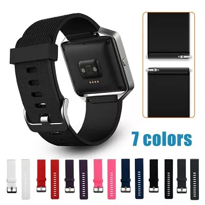 $6.89 • Buy Replacement Silicone Gel Band Strap Bracelet Wristband For FITBIT BLAZE Sport