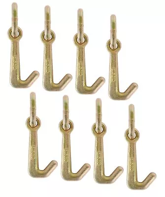 (8 Pack) 5/16  Mini J Hook G70 W/ Oblong Link 5400 Lbs WLL • $54.99