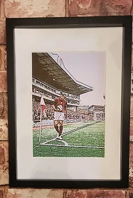 £3.79 • Buy Arsenal Highbury The Clock End Henry Football Picture Pop Art Tribute 