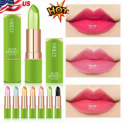 Magic Aloe Vera Lipstick Lip Balm Color Mood-Changing Long Lasting -Moisturizing • $6.49