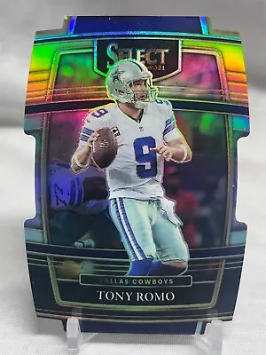 $2.99 • Buy 2021 Select #42 Tony Romo Concourse Die Cut Black Gold Prizm