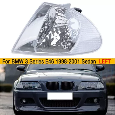 Left Clear Corner Parking Signal Lights For 1999-2001 BMW E46 3-Series Sedan • $19.99