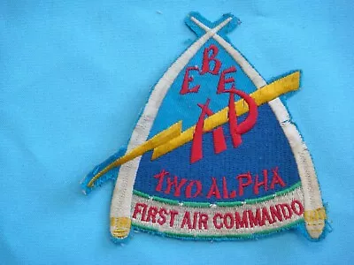 VIETNAM WAR PATCH USAF 1st AIR COMMAND SQ - COMPOSITE DETACHMENT 2 ALPHA • $10.78