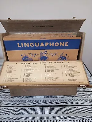 Vintage Linguaphone  French Language Course  Complete Records  • £10