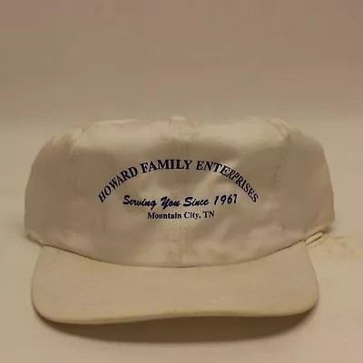 Mohr's Howard Family Enterprises White Baseball Hat Made In Bangladesh • $18.99