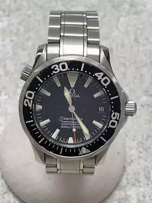 Omega Seamaster Professional Ref.2252.50 Date SS Black Slv Automatic Mens Watch • $4030.05