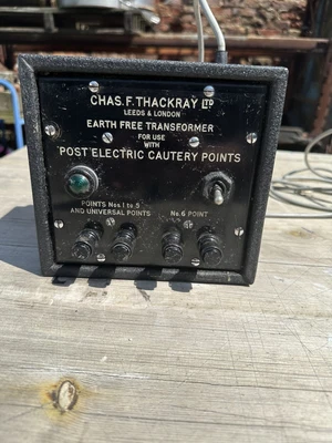 £65 • Buy Vintage Medical Equipment Chas F Thackray Electric Cauterising Machine