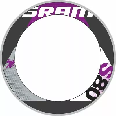 Sram S80 Rim Decal Set  For Two Wheels Purple • $44