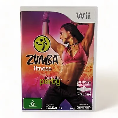 ZUMBA FITNESS Nintendo Wii Complete PAL Game • $10.99