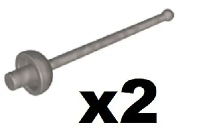 Lego 2 New Flat Silver Minifig Weapon Sword Foil / Épée (Epee) Pieces Part MX22 • $2.80