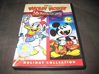 Disney Mickey Mouse Merry & Scary (dvd 2017) Gc - G - Ws - Animated - Family • $3.99