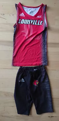 Men's Adidas Track & Field Running Singlet + Compression Shorts Small  • $40